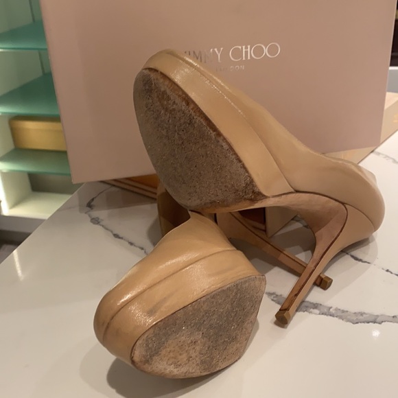 Jimmy Choo beige pumps (40) - Picture 2 of 8